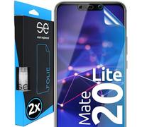 smart engineered 3D Pellicola protettiva per schermo per Huawei Mate 20 Lite [2 pezzi Transparente, Case-friendly, Non Vetro Temperato ma Pellicola Protettiva TPU
