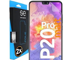 smart engineered 3D Pellicola protettiva per schermo per Huawei P20 Pro antiriflesso [2 pezzi Opaco, Case-friendly, Non Vetro Temperato ma Pellicola Protettiva TPU