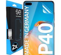 smart engineered 3D Pellicola protettiva per schermo per Huawei P40 [2 pezzi Transparente, Case-friendly, Non Vetro Temperato ma Pellicola Protettiva TPU