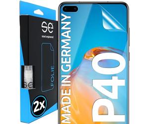 smart engineered 3D Pellicola protettiva per schermo per Huawei P40 [2 pezzi Transparente, Case-friendly, Non Vetro Temperato ma Pellicola Protettiva TPU