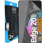 smart engineered 3D Pellicola protettiva per schermo per Motorola Edge 20 Lite antiriflesso [2 pezzi Opaco, Case-friendly, Non Vetro Temperato ma Pellicola Protettiva TPU