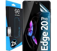 smart engineered 3D Pellicola protettiva per schermo per Motorola Edge 20 Lite antiriflesso [2 pezzi Opaco, Case-friendly, Non Vetro Temperato ma Pellicola Protettiva TPU