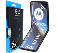 smart engineered 3D Pellicola protettiva per schermo per Motorola Razr 40 Ultra antiriflesso [2 pezzi Opaco, Case-friendly, Non Vetro Temperato ma Pellicola Protettiva TPU