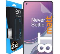 smart engineered 3D Pellicola protettiva per schermo per OnePlus 8T antiriflesso [2 pezzi Opaco, Case-friendly, Non Vetro Temperato ma Pellicola Protettiva TPU