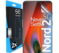 smart engineered 3D Pellicola protettiva per schermo per OnePlus Nord 2 5G [2 pezzi Transparente, Case-friendly, Non Vetro Temperato ma Pellicola Protettiva TPU