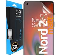 smart engineered 3D Pellicola protettiva per schermo per OnePlus Nord 2 5G antiriflesso [2 pezzi Opaco, Case-friendly, Non Vetro Temperato ma Pellicola Protettiva TPU