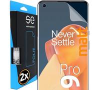 smart engineered 3D Pellicola protettiva per schermo per OnePlus OnePlus 9 Pro antiriflesso [2 pezzi Opaco, Case-friendly, Non Vetro Temperato ma Pellicola Protettiva TPU