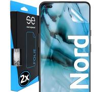 smart engineered 3D Pellicola protettiva per schermo per OnePlus OnePlus Nord [2 pezzi Transparente, Case-friendly, Non Vetro Temperato ma Pellicola Protettiva TPU
