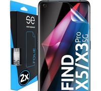 smart engineered 3D Pellicola protettiva per schermo per Oppo Find X5 Pro/Find X3 Pro [2 pezzi Transparente, Case-friendly, Non Vetro Temperato ma Pellicola Protettiva TPU