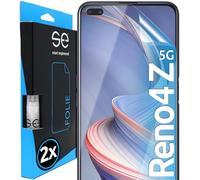 smart engineered 3D Pellicola protettiva per schermo per Oppo Reno4 Z 5G [2 pezzi Transparente, Case-friendly, Non Vetro Temperato ma Pellicola Protettiva TPU