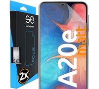 smart engineered 3D Pellicola protettiva per schermo per Samsung Galaxy A20e antiriflesso [2 pezzi Opaco, Case-friendly, Non Vetro Temperato ma Pellicola Protettiva TPU