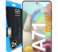 smart engineered 3D Pellicola protettiva per schermo per Samsung Galaxy A71 antiriflesso [2 pezzi Opaco, Case-friendly, Non Vetro Temperato ma Pellicola Protettiva TPU