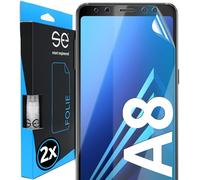 smart engineered 3D Pellicola protettiva per schermo per Samsung Galaxy A8 [2 pezzi Transparente, Case-friendly, Non Vetro Temperato ma Pellicola Protettiva TPU