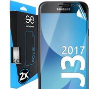 smart engineered 3D Pellicola protettiva per schermo per Samsung Galaxy J3 2017 [2 pezzi Transparente, Case-friendly, Non Vetro Temperato ma Pellicola Protettiva TPU