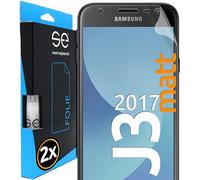 smart engineered 3D Pellicola protettiva per schermo per Samsung Galaxy J3 2017 antiriflesso [2 pezzi Opaco, Case-friendly, Non Vetro Temperato ma Pellicola Protettiva TPU