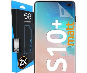 smart engineered 3D Pellicola protettiva per schermo per Samsung Galaxy S10 Plus antiriflesso [2 pezzi Opaco, Case-friendly, Non Vetro Temperato ma Pellicola Protettiva TPU