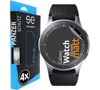 smart engineered 3D Pellicola protettiva per schermo per Samsung Galaxy Watch (46mm) antiriflesso [4 pezzi Opaco, Case-friendly, Non Vetro Temperato ma Pellicola Protettiva TPU