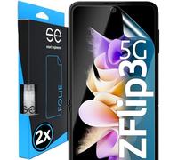smart engineered 3D Pellicola Protettiva per Schermo per Samsung Galaxy Z Flip 3 5G [2 Pezzi Transparente, Case-Friendly, Non Vetro Temperato ma Pellicola Protettiva TPU