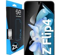 smart engineered 3D Pellicola Protettiva per Schermo per Samsung Galaxy Z Flip 4 [2 Pezzi Transparente, Case-Friendly, Non Vetro Temperato ma Pellicola Protettiva TPU