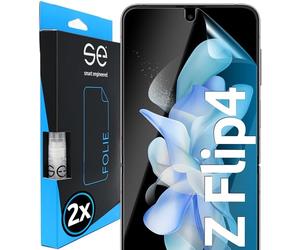 smart engineered 3D Pellicola Protettiva per Schermo per Samsung Galaxy Z Flip 4 [2 Pezzi Transparente, Case-Friendly, Non Vetro Temperato ma Pellicola Protettiva TPU