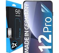 smart engineered 3D Pellicola protettiva per schermo per Xiaomi 12 Pro [2 pezzi Transparente, Case-friendly, Non Vetro Temperato ma Pellicola Protettiva TPU