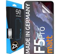 smart engineered 3D Pellicola protettiva per schermo per Xiaomi Poco F5 Pro 5G antiriflesso [2 pezzi Opaco, Case-friendly, Non Vetro Temperato ma Pellicola Protettiva TPU