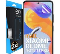 smart engineered 3D Pellicola protettiva per schermo per Xiaomi Redmi Note 11 Pro antiriflesso [2 pezzi Opaco, Case-friendly, Non Vetro Temperato ma Pellicola Protettiva TPU