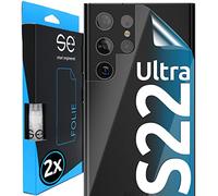 smart engineered 3D Pellicola protettiva posteriore per Samsung Galaxy S22 Ultra 5G [2 pezzi Copertura Completa, Non Vetro Temperato ma Pellicola Protettiva TPU