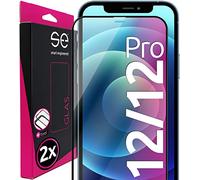 smart engineered 3D Vetro Temperato 9H per Apple iPhone 12/12 Pro [2 pezzi Vetro protettivo 9H, Applicatore per installazione, Copertura Completa