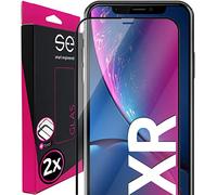 smart engineered 3D Vetro Temperato 9H per Apple iPhone XR [2 pezzi Vetro protettivo 9H, Applicatore per installazione, Copertura Completa