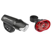 Smart Fanale a Batteria, Colore: Nero/Rosso