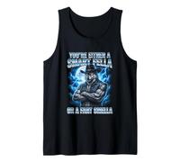 Smart Fella Alpha Wolf Meme Divertente Lupo Mannaro maledetto Meme Canotta