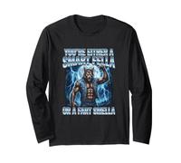 Smart Fella Alpha Wolf Meme Divertente Lupo Mannaro maledetto Meme Maglia a Manica