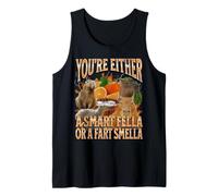 Smart Fella O Fart Smella Divertente Capybara Meme Bootleg Y2K Canotta
