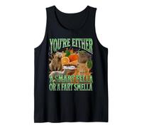 Smart Fella O Fart Smella Divertente Capybara Meme Bootleg Y2K Canotta