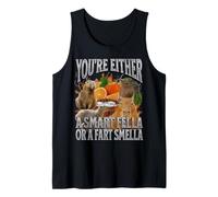 Smart Fella O Fart Smella Divertente Capybara Meme Bootleg Y2K Canotta