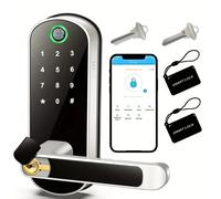Smart Fingerprint Door Lock App Telecomando Keyless WIFI Blocco touchscreen digitale NFC IP67 Impermeabile con 2 schede IC G