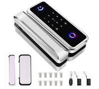 Smart - Fingerprint Door Lock, Smart Locks Front Door, Fingerprint Keyless Security Entry Locks, Electronic Touchscreen With Touch Keypad, Slim Fingerprintt With Handles