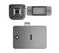 Smart For Cabinet Lock con maniglia per impronte digitali per accesso al cassetto Memorizza 20 stampe e funziona a batteria con opzione di ricarica di tipo C