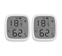 Smart for zigbee igrometro termometro per Alexa App Smart per | Display LCD in tempo reale, per avvisi istantanei delle app, precisione ± 0,2 °C, aggiornamento 5 s, funziona con Alexa