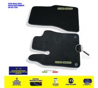 Smart Fortwo 2014> tappetini tappeti auto battitacco nero con due ricami set kit