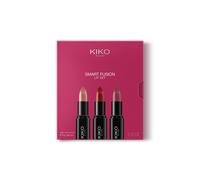 KIKO Milano Smart Fusion Lip Set 02, Kit Labbra Con 3 Rossetti Dal Finish Luminoso