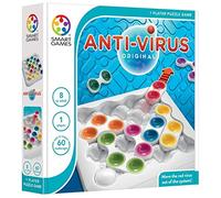 Smart Games - Anti-Virus, Puzzle Game with 60 Challenges, 7+ Years, Whie, Multic