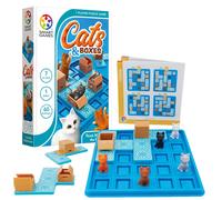 SmartGames - Gatti e scatole, gioco di puzzle con 60 sfide, oltre 7 anni