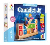 SMART GAMES SmartGames - Camelot Jr, giochi per bambini 4 anni o più, giochi di legno, giochi educativi, puzzle infantili, giocattoli per bambini, regali per bambini, 48 giri