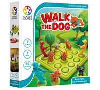 Smart Games - Walk the Dog, Puzzle Game with 80 Challenges, 7+ Years