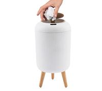 Smart Garbage Can - cestino del sensore automatico da 22.5x41,5 cm, a batteria bianca, moto di apertura del coperchio touchless attivato con progettazione di controllo degli odori | Cestino per cucina