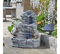 Smart Garden ad Energia Solare da Esterno Acqua Caratteristica Fontana Bird Bath