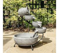 Smart Garden ad Energia Solare da Esterno Acqua Caratteristica Fontana Bird Bath