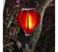 Smart Garden Lanterna Appesa LED Solare 45cm a Globo Caldo Rosso